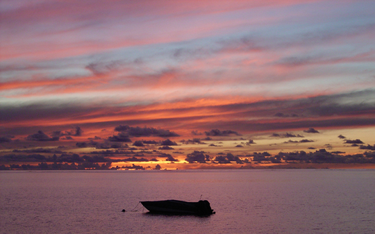 One of Fiji's Amazing Sunsets